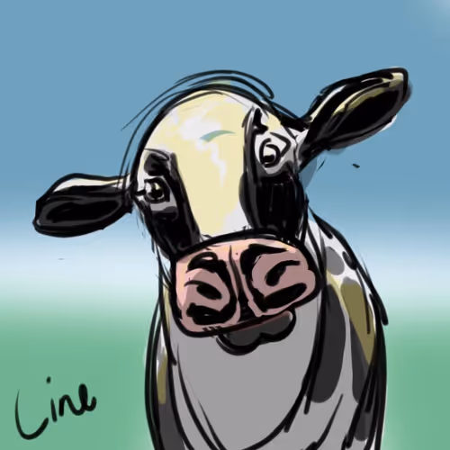 My friend is a cow!