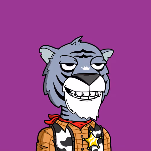 Grouchy Tiger Social Club #4572