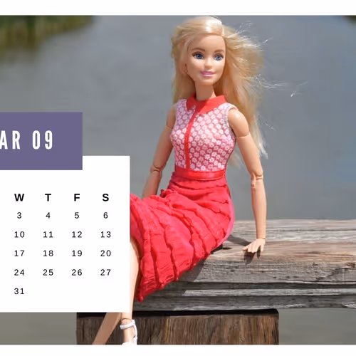 March 09 - The Barbie doll makes its debut