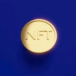 NFT Gold Coin rotating animation