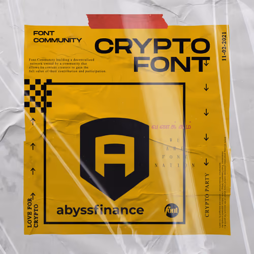 Crypto Font - abyssfinance
