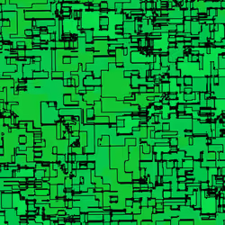 Motif Puzzle vert #1
