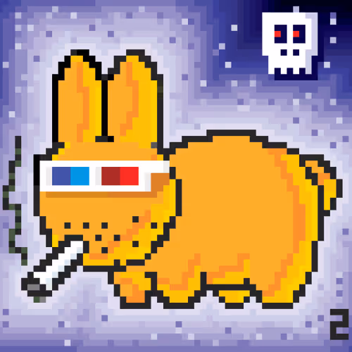 Crypto Labbit :  "3D Glasses".  1/1