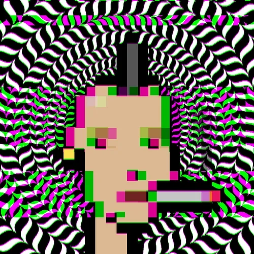 Glitch in the PunksMatrix #7811 optix