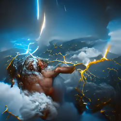 Hades Struck down by Lightning