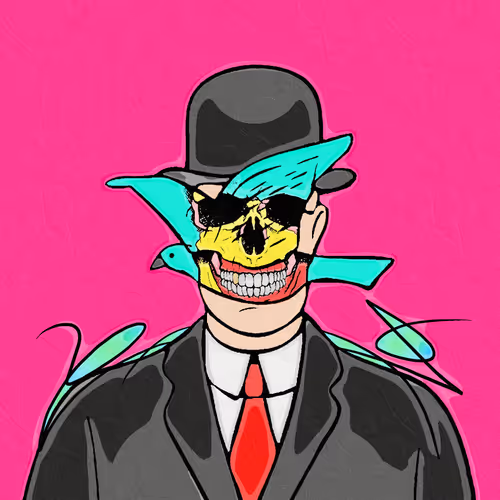 Skull In a Bowler Hat