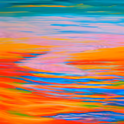 sunset on the beach