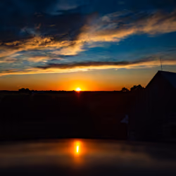 Sunsets in the fields