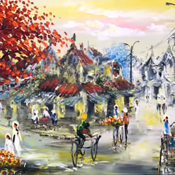 bicycle and old street