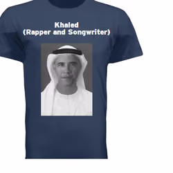 dj khaled signed shirt (real) 