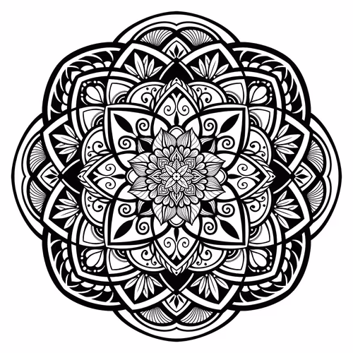 Monochrome Mandalas