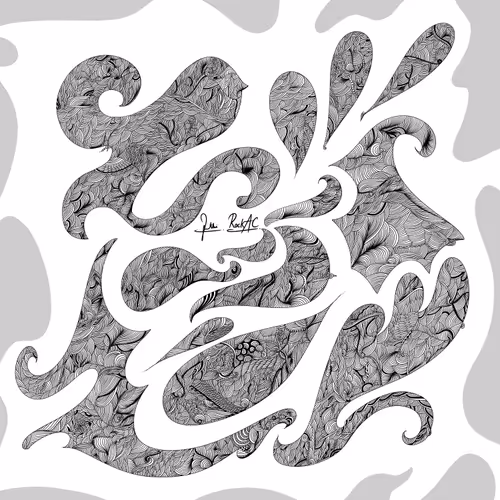 Peaceful mind AC Art Zentangle