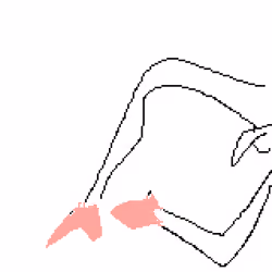 Figure relaxing at home