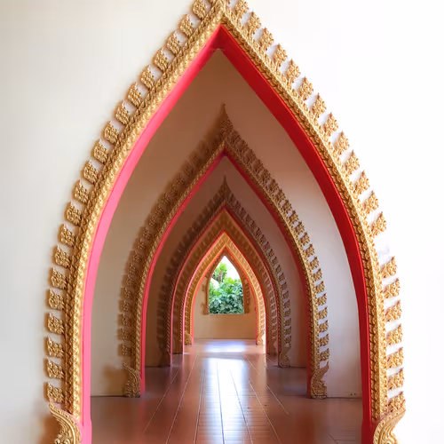 Corners of Asia #14: Wat Tham Suea Temple, Hall of Arches