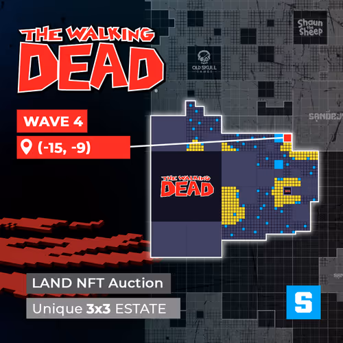 Wave 4 / The Walking Dead Sale - 3x3 Estate S [-15,-9]