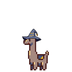 Yellow Wizard Llama