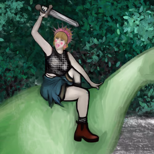 Self Portrait #2: Dinosaur Queen (Still Image)