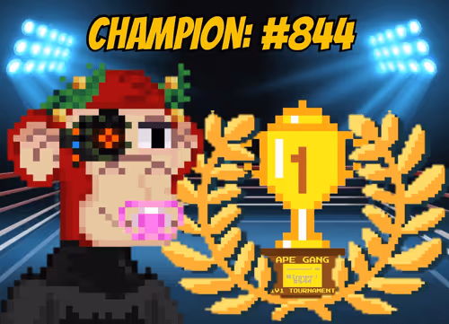 ApeGang 1V1 Tournament Champion 