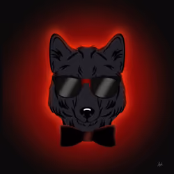Ultima Wolf in Shades and Bowtie