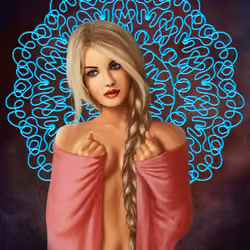 Light blue mandala
