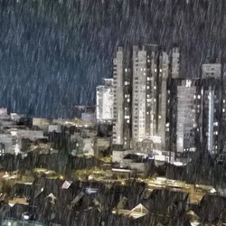City in the Rain