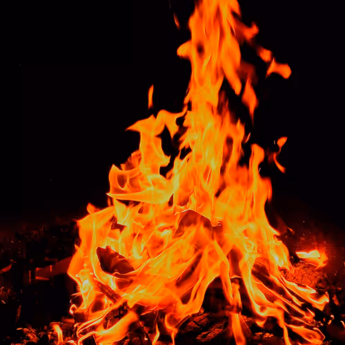 Campfire At Night