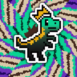 PixelSaurus Rex #0254 [Super Rare]