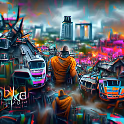 Dark Dystopian Bangkok