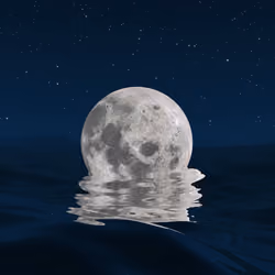 Moon In The Ocean