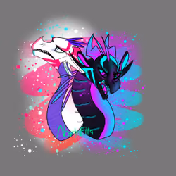 -Wings of Fire inspired-     Hue and Bolide in the rain