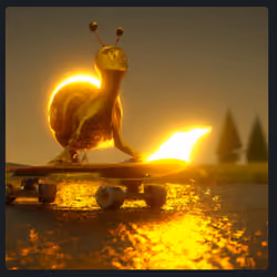 Snail On Skateboard #14