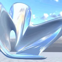 Moebius#001 - Lotus (You can see it on Spatial.io metaverse, link in description)