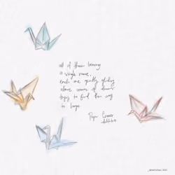 Paper Cranes_deskty
