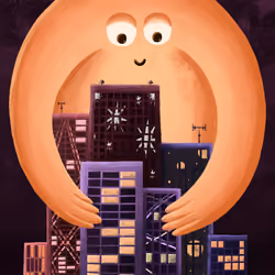 Monster Buba at the city