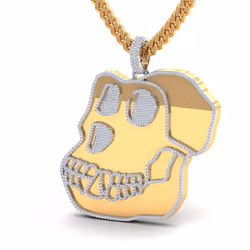 Bored Ape BAYC inspired pendant [VIRTUAL JEWELRY]