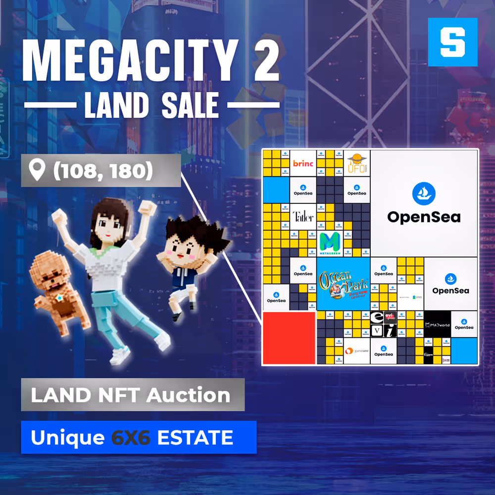 Mega City 2 LAND Sale - 6x6 Estate M [108,180]