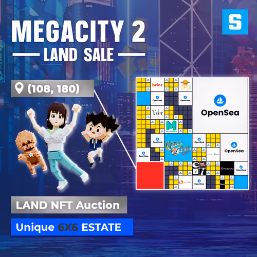 Mega City 2 LAND Sale - 6x6 Estate M [108,180]