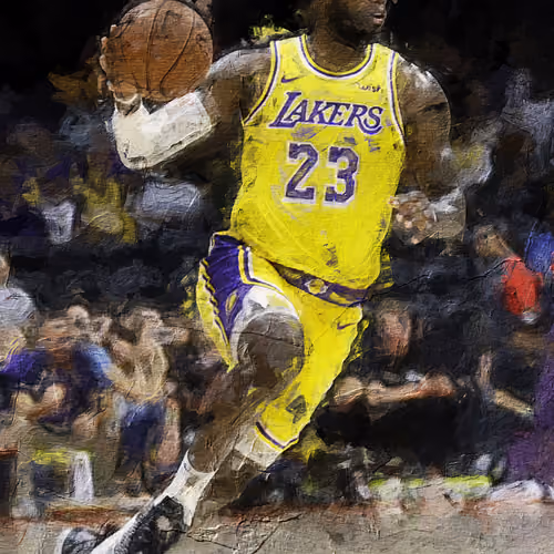 Oil Painting #148 - Lebron James