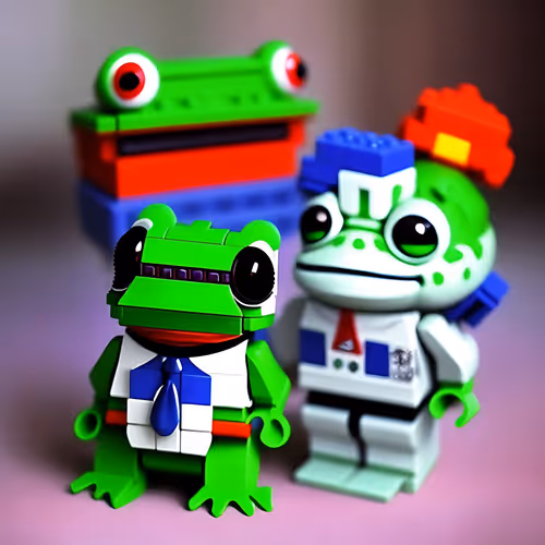 Pepe The Toy Brick Frog Mt8v2beFoK