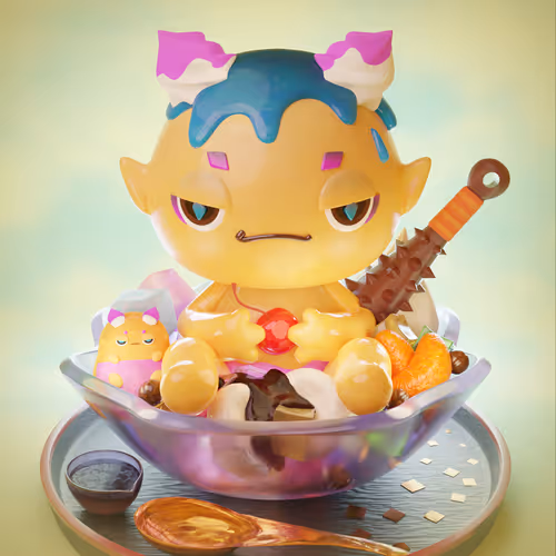 CNPcake #00145 Ya-ma-Yellow