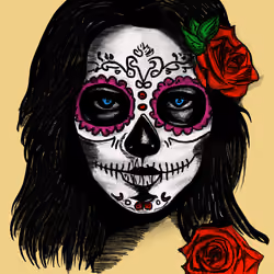 Day of the Dead - Face 