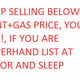 STOP SELLING BELOW FLOOR