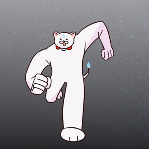 Running Space cat NFT