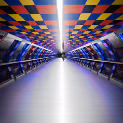 Futuristic tunnel 