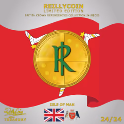 ReillyCoin Limited Edition British Crown Dependencies Collection Isle of Man No.24 of 24 Unique Piec
