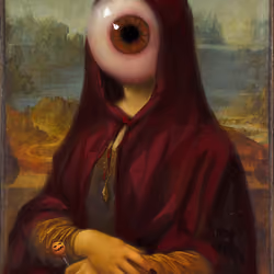 Mona Lisa - Eye