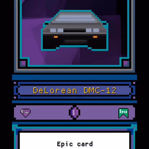 DeLorean DMC-12 - Epic Card