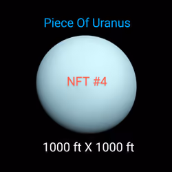 Plot #4 on Uranus 1000ft x 1000ft squared