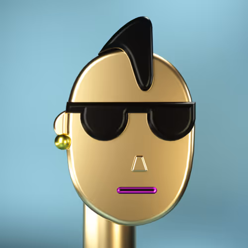 3D Chrome Punk #0038