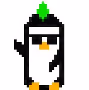 Punk Penguin #007 Crypto Green Mohawk